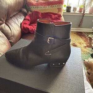 Coach leather boots